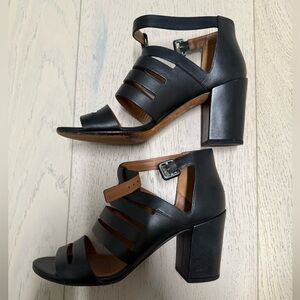 GIVENCHY Black Strappy Heeled Sandals